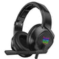 Casque de jeu – Casque supra-auriculaire RGB avec micro