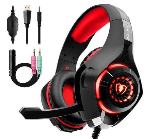 Casque de jeu professionnel – Son surround et micro antibruit