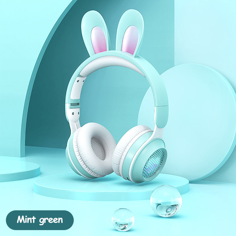 Casque sans fil à oreilles de lapin – Lumineux et réglable