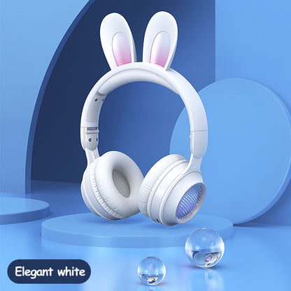 Casque sans fil à oreilles de lapin – Lumineux et réglable