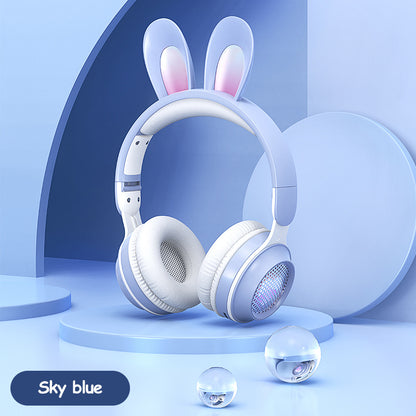 Casque sans fil à oreilles de lapin – Lumineux et réglable