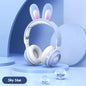 Casque sans fil à oreilles de lapin – Lumineux et réglable
